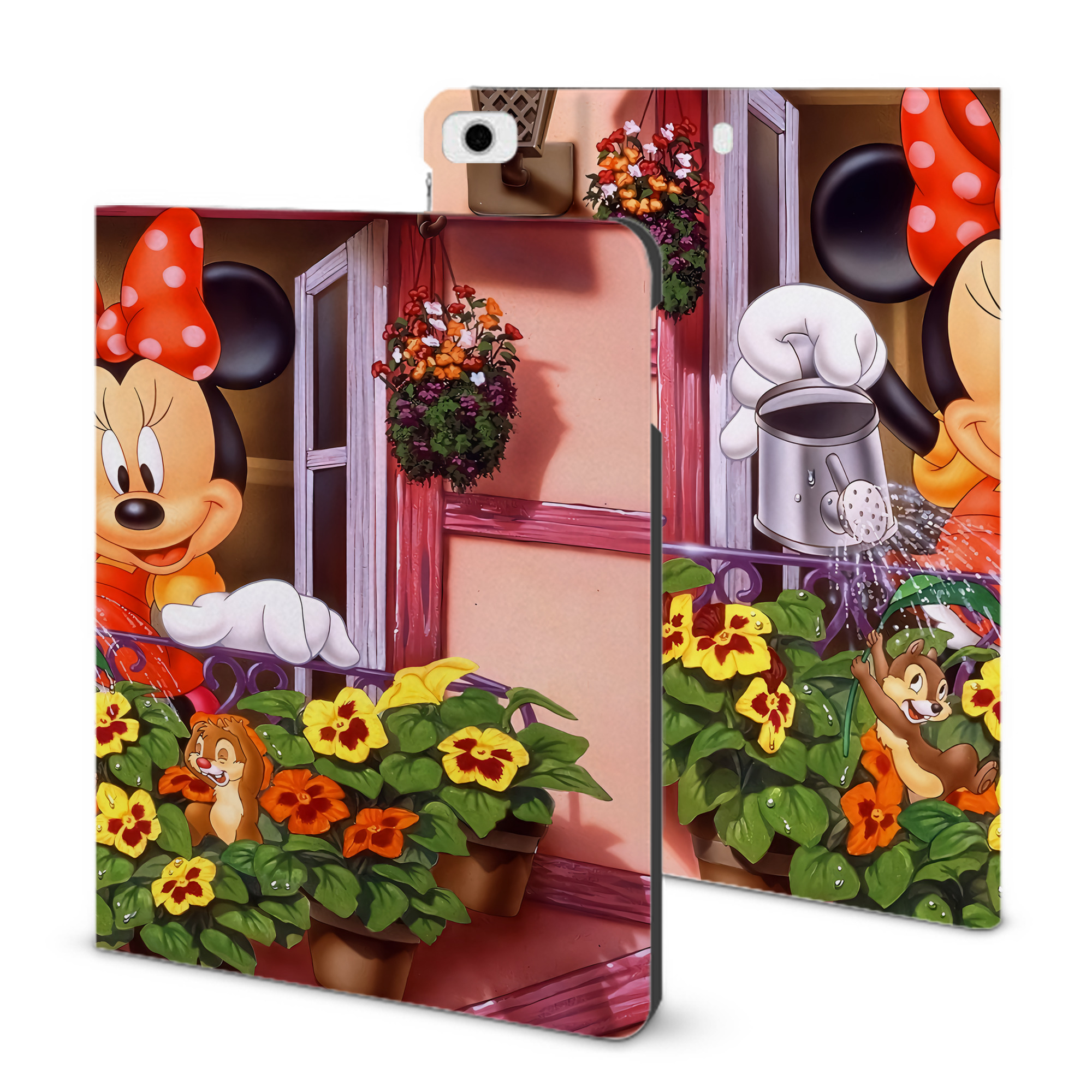 （画像用） ミッキーマウス Mickey Mouse IPad ケース ブック型 PUレザー TPU 耐衝撃 軽量 薄型 ペン収納なし 全面保護 IPad 各モデル対応